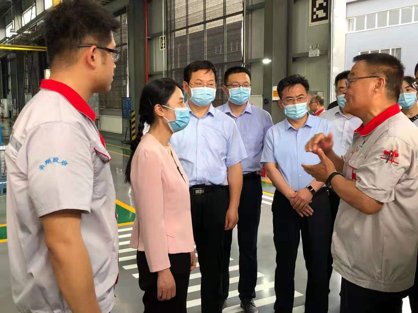 省委常委、組織部部長陳安麗蒞臨我司調(diào)研企業(yè)黨建及運行情況